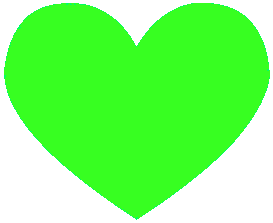 A big green heart