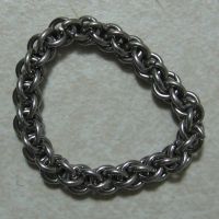 A loose chainmaille ring