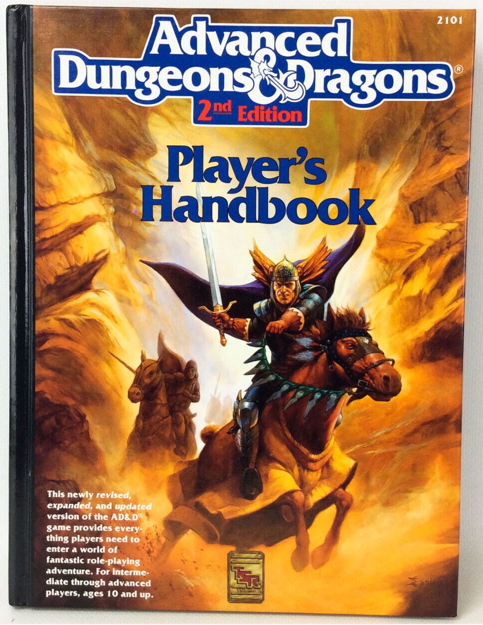 2nd Ed dnd player's handbook, the version that would have been current at the time.